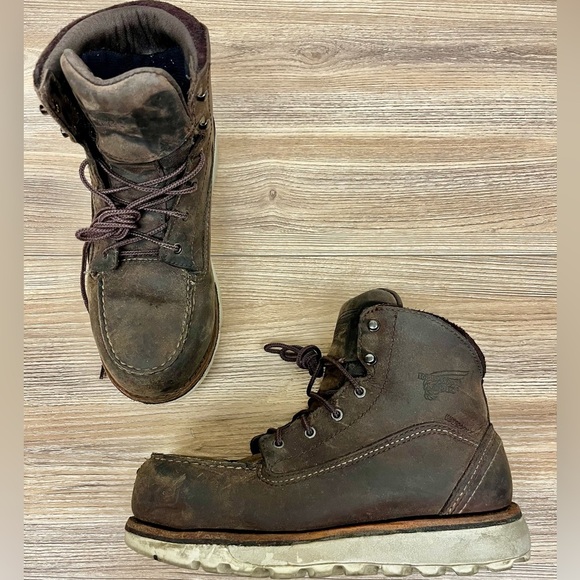 Red Wing Traction Tred Lite #2444 Size 6.5B Safety Toe Waterproof Work Boots - Picture 2 of 10